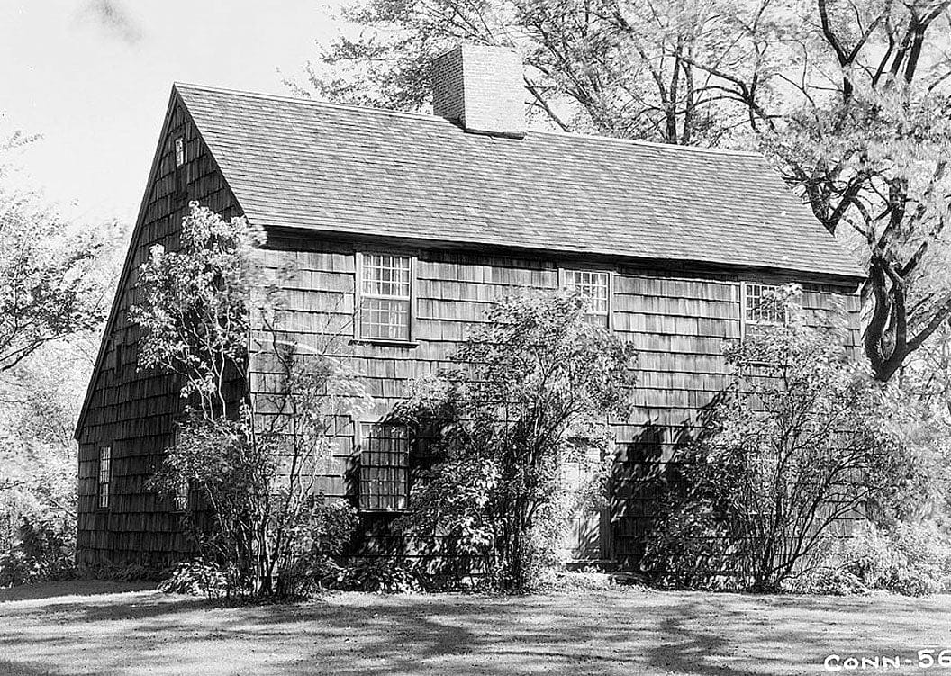Historic Photo : David Ogden House, 1520 Bronson Road, Fairfield, Fairfield County, CT 1 Photograph