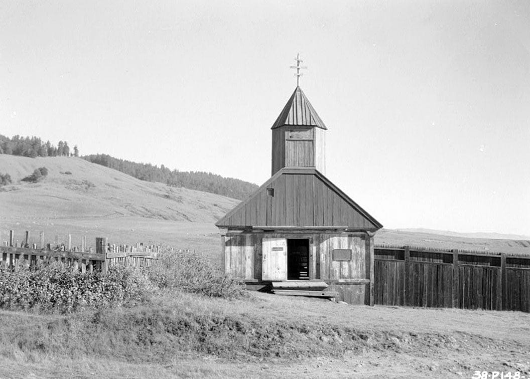Historic Photo : Fort Ross, Russian Chapel, Fort Ross, Sonoma County, CA 1 Photograph