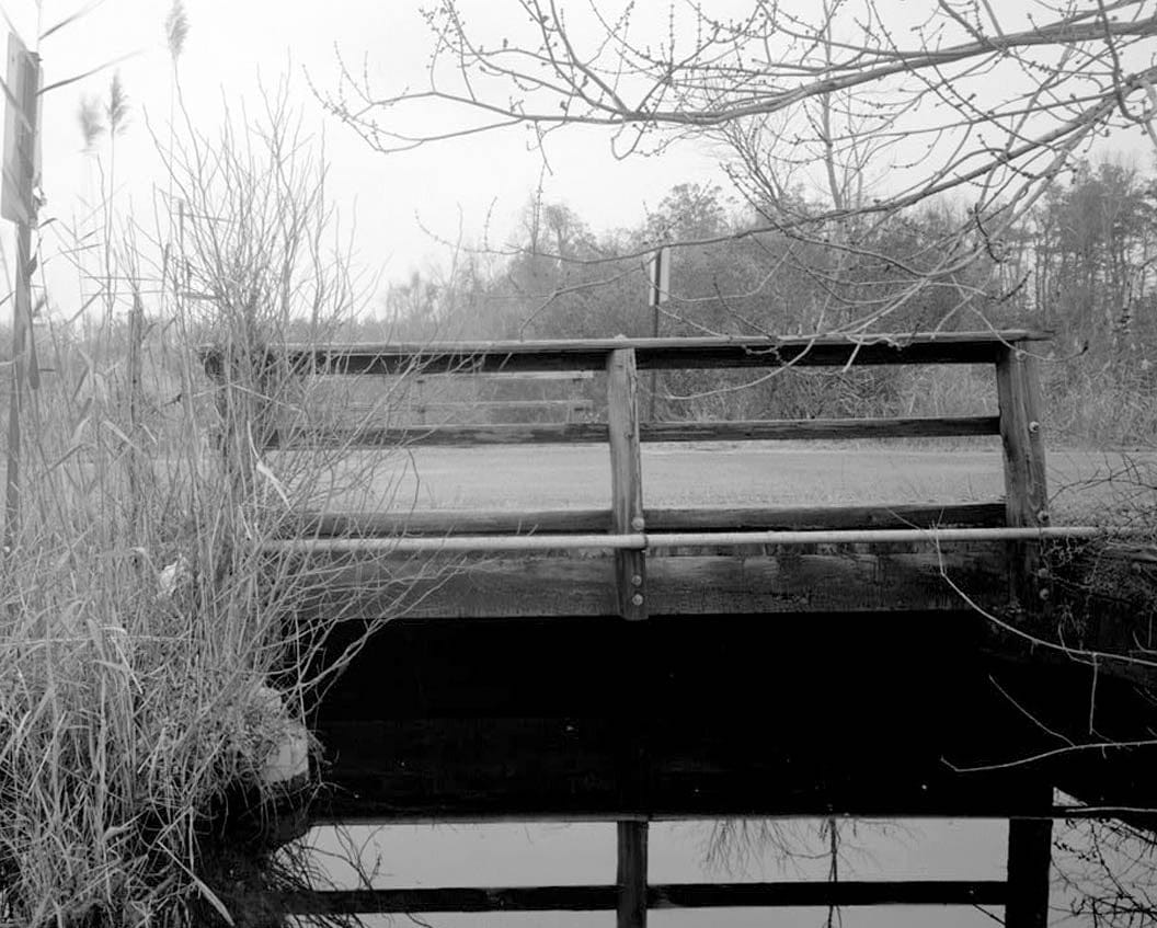 Historic Photo : State Bridge No. 123A, Stratham Lane (Road 123), spanning Kings Causeway Branch, Milford, Sussex County, DE 2 Photograph
