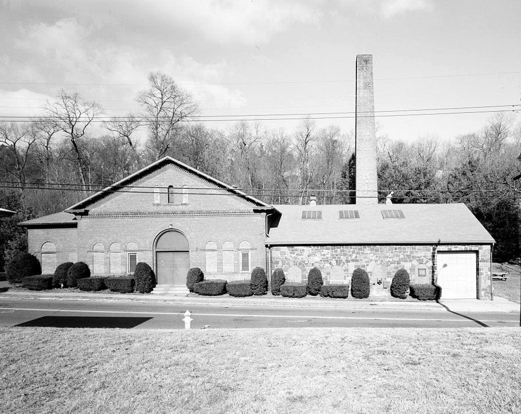 Lake Whitney Water Filtration Plant, Armory Street Pumphouse, North side of Armory Street between Edgehill Road & Whitney Avenue, Hamden, New Haven County, CT 1