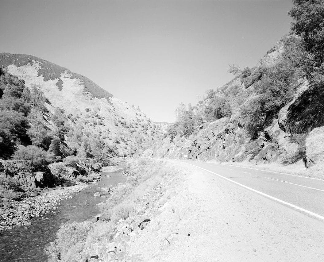 Historic Photo : All Year Highway, Between Arch Rock & Yosemite Valley, El Portal, Mariposa County, CA 4 Photograph