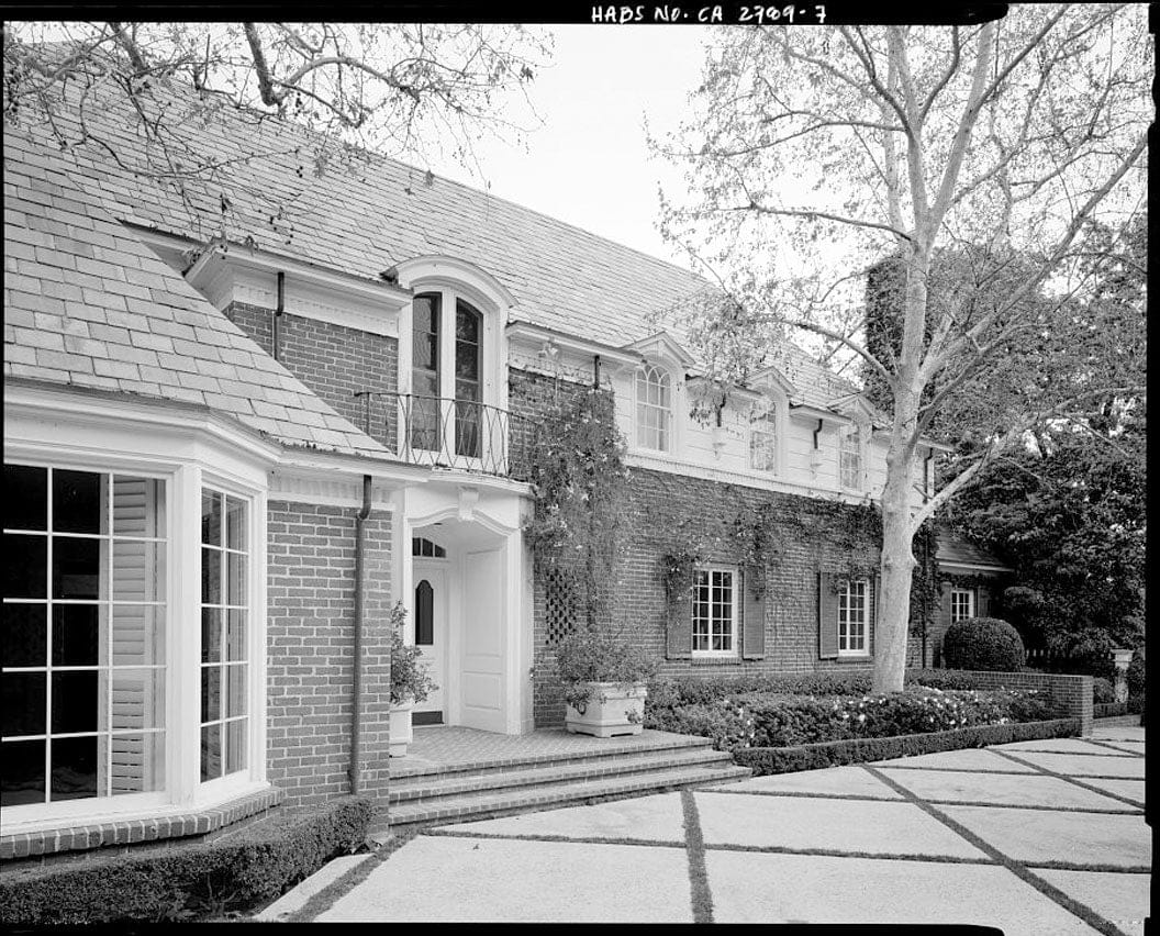 Historic Photo : Morris Landau House, 638 North Faring Road, Los Angeles, Los Angeles County, CA 12 Photograph