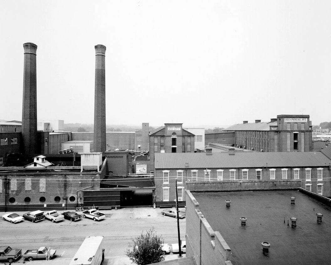 Historic Photo : Eagle & Phenix Mills, Front Street (1200-1300 Blocks), Columbus, Muscogee County, GA 8 Photograph