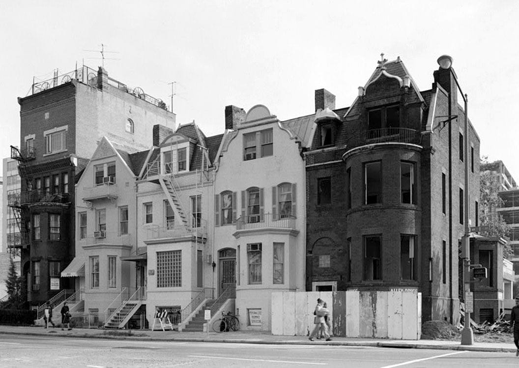 Historic Photo : I Street Northwest, 1900 Block (Houses), Washington, District of Columbia, DC 1 Photograph