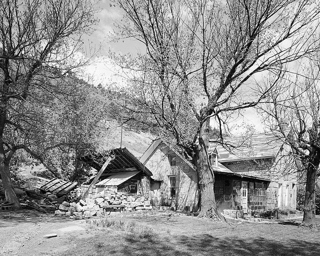 Historic Photo : Rooney Ranch, Main House, Rooney Road & West Alamdea Parkway, Morrison, Jefferson County, CO 3 Photograph