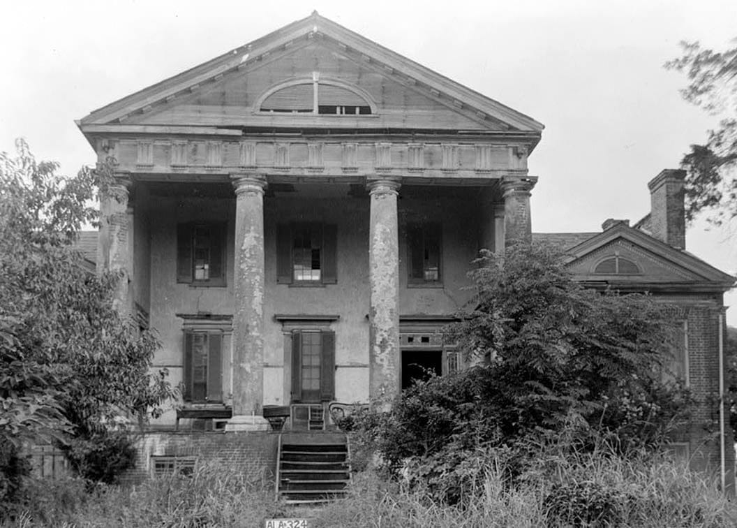 Historic Photo : Saunders-Goode-Hall House, State Highway 101, Town Creek, Lawrence County, AL 1 Photograph