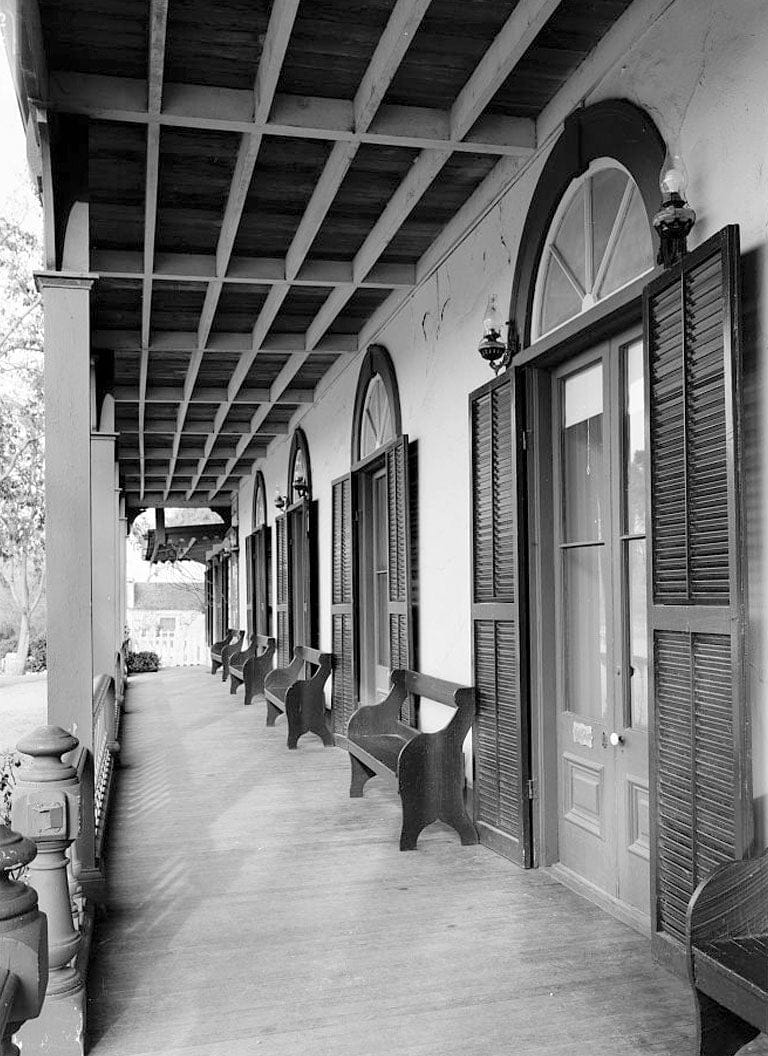 Historic Photo : Zanetta House, San Juan Bautista State Historical Park, San Juan Bautista, San Benito County, CA 8 Photograph