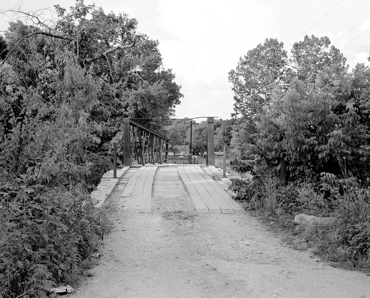 Historic Photo : Spavinaw Creek Bridge, Spans Spavinaw Creek at Benton County Road 29, Gravette, Benton County, AR 2 Photograph