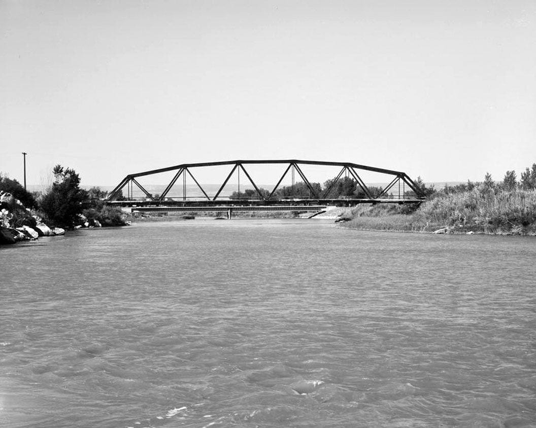 Historic Photo : Roubideau Bridge, Spanning Gunnison River at County Road G50R, Delta, Delta County, CO 2 Photograph