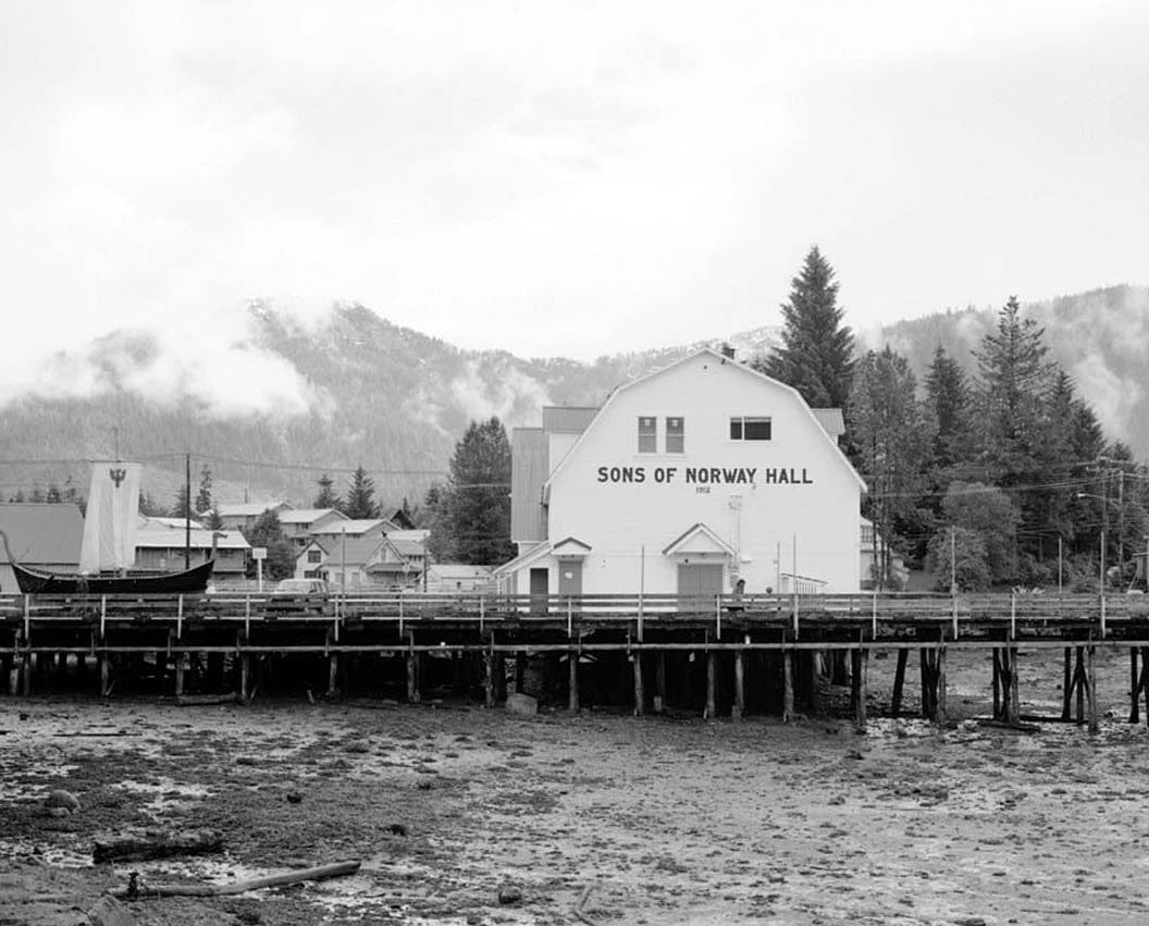 Historic Photo : Sons of Norway Hall, Indian Street, Petersburg, Wrangell-Petersburg Census Area, AK 4 Photograph