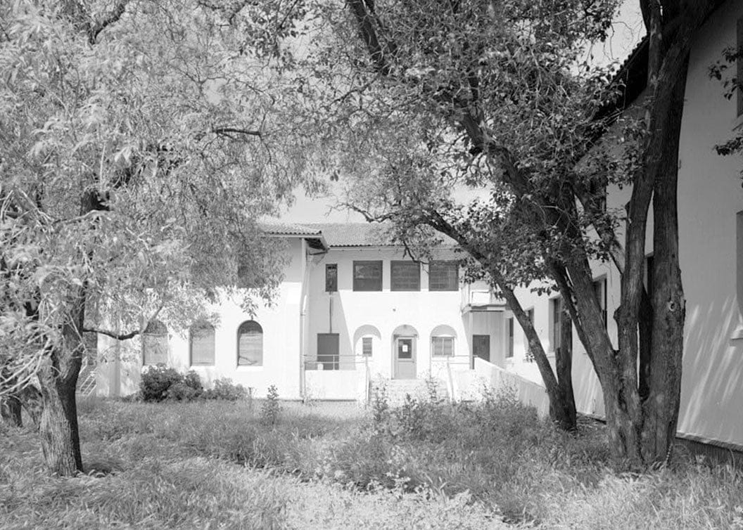 Historic Photo : Agnews State Hospital, Demented Men's Building, Intersection of Fifth Street & Avenue A, Santa Clara, Santa Clara County, CA 2 Photograph