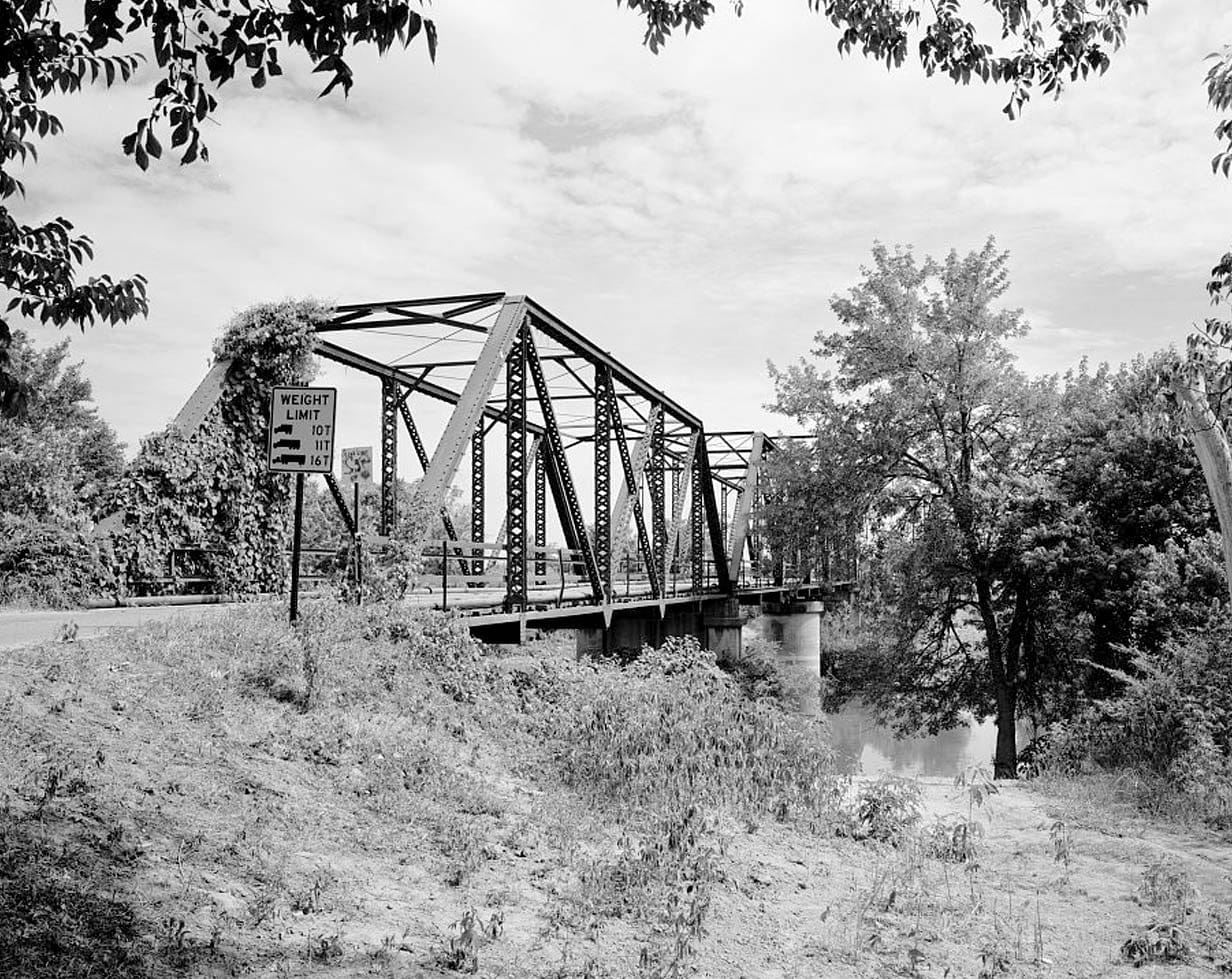 Historic Photo : Judsonia Bridge, Spanning LIttle White River at County Road 66, Judsonia, White County, AR 1 Photograph