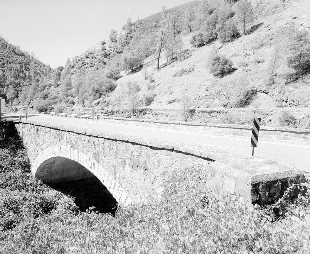 Historic Photo : All Year Highway, Between Arch Rock & Yosemite Valley, El Portal, Mariposa County, CA 9 Photograph