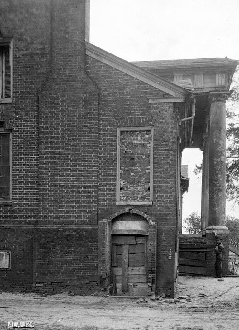 Historic Photo : Saunders-Goode-Hall House, State Highway 101, Town Creek, Lawrence County, AL 10 Photograph