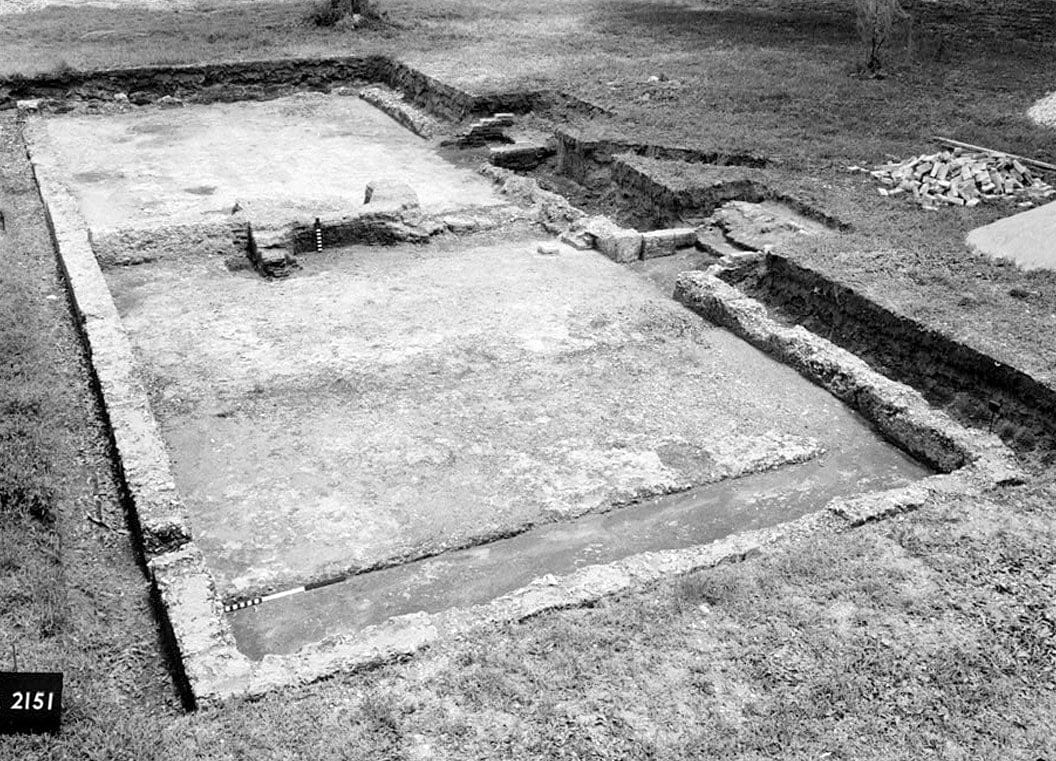 Historic Photo : Fort Frederica, Welch House (Ruins), Lot No. 5, South Ward, Saint Simons Island, Glynn County, GA 1 Photograph