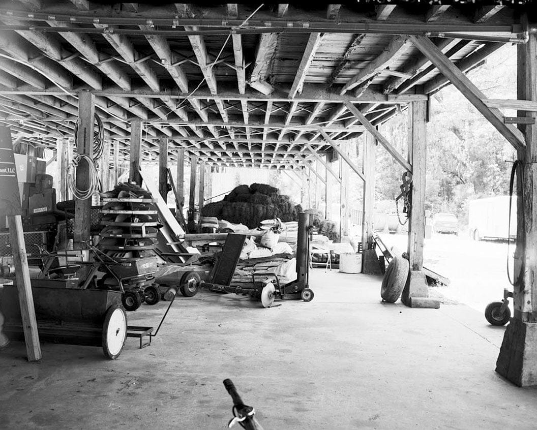 Historic Photo : Richmond Hill Plantation, Cherry Hill Lettuce Shed, East of Richmond Hill on Ford Neck Road, Richmond Hill, Bryan County, GA 3 Photograph