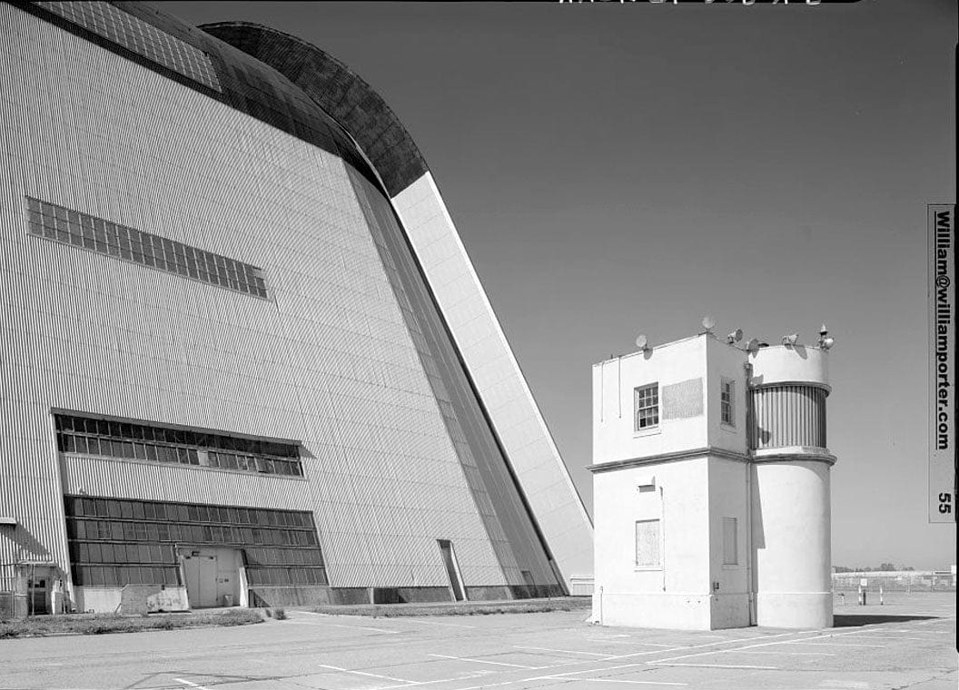 Historic Photo : Naval Air Station Moffett Field, Hanger No. 1, Cummins Avenue, Moffett Field, Sunnyvale, Santa Clara County, CA 1 Photograph