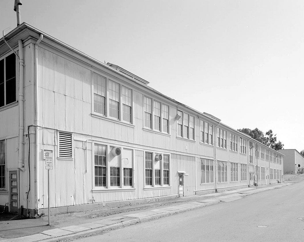 Mare Island Naval Shipyard, Administrative Offices & Cafeteria, Twelfth Street, north side between Railroad Avenue & Cedar Aveneu, Vallejo, Solano County, CA 1