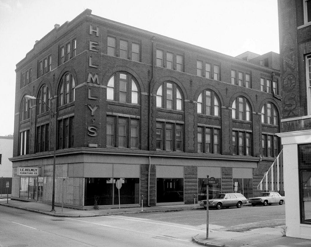 Historic Photo : Savannah Historic District, Helmly Building, 127-131 Whitaker Street, Savannah, Chatham County, GA 1 Photograph