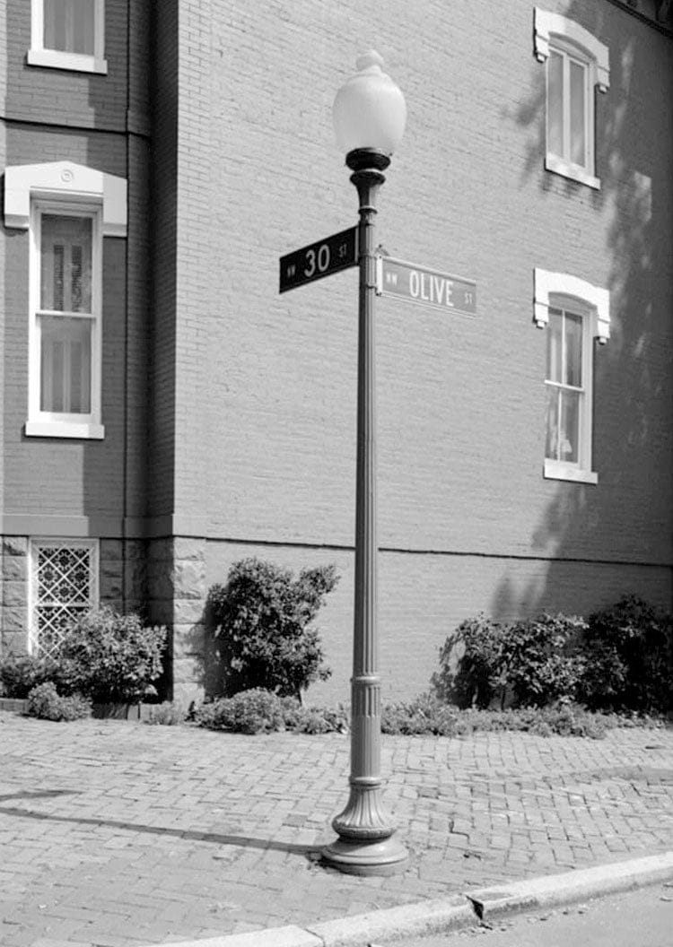 Historic Photo : Georgetown Street Furniture, Georgetown Vicinity, Washington, District of Columbia, DC 2 Photograph