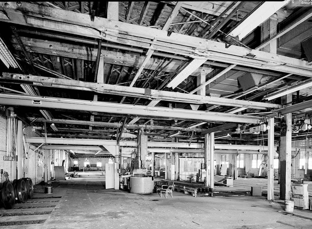 Historic Photo : Southern Pacific, Sacramento Shops, Planing Mill, 111 I Street, Sacramento, Sacramento County, CA 6 Photograph