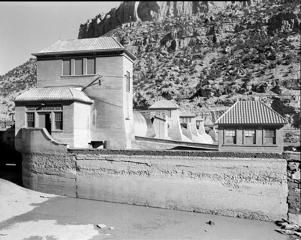 Historic Photo : Grand Valley Diversion Dam, Half a mile north of intersection of I-70 & Colorado State Route 65, Cameo, Mesa County, CO 3 Photograph
