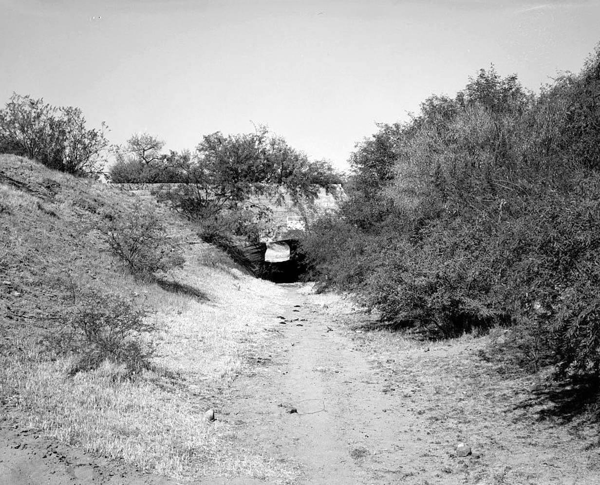 Historic Photo : Roosevelt Power Canal & Diversion Dam, Parallels Salt River, Roosevelt, Gila County, AZ 12 Photograph