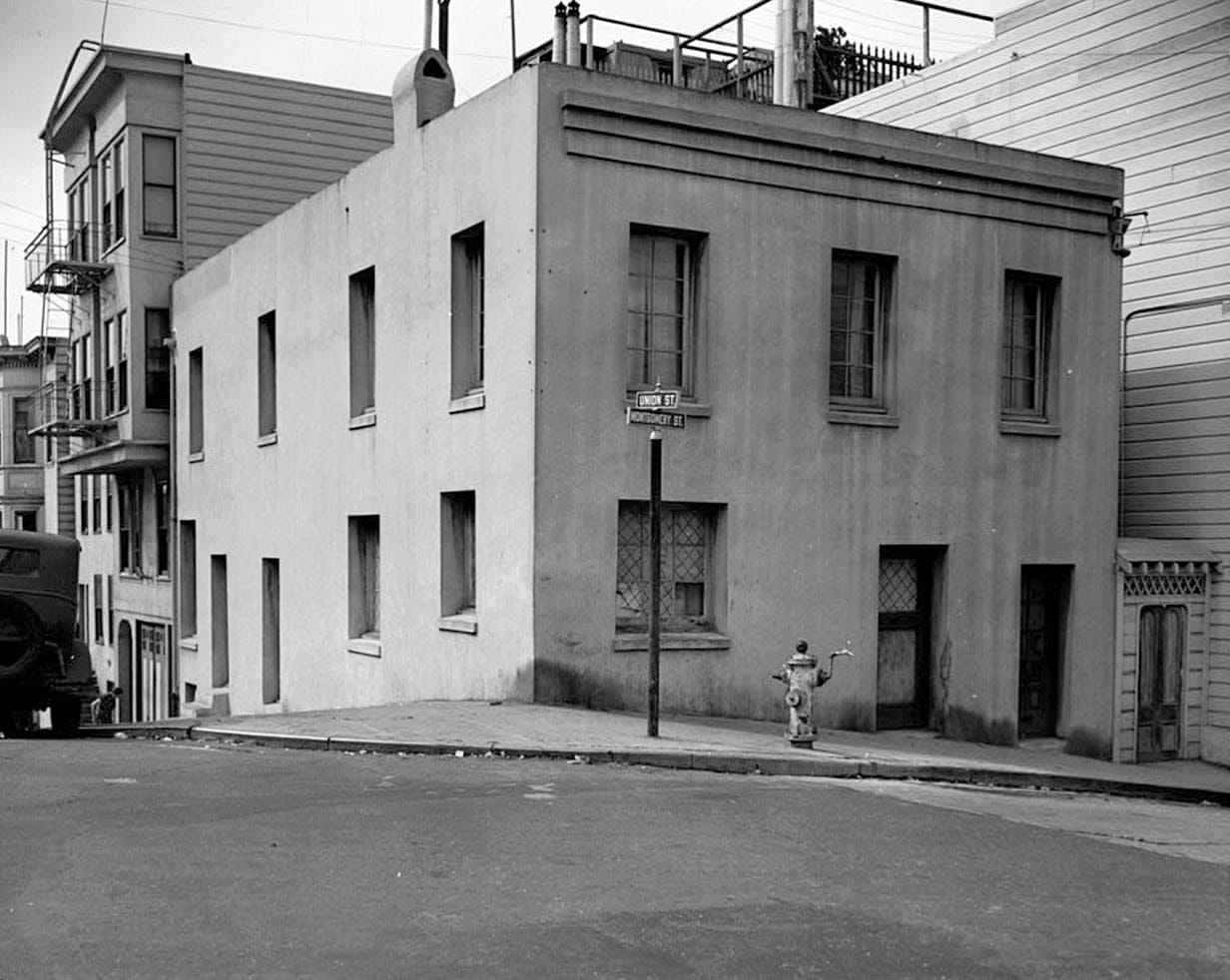 Historic Photo : Telegraph Hill (House), 1301 Montgomery Street, San Francisco, San Francisco County, CA 1 Photograph