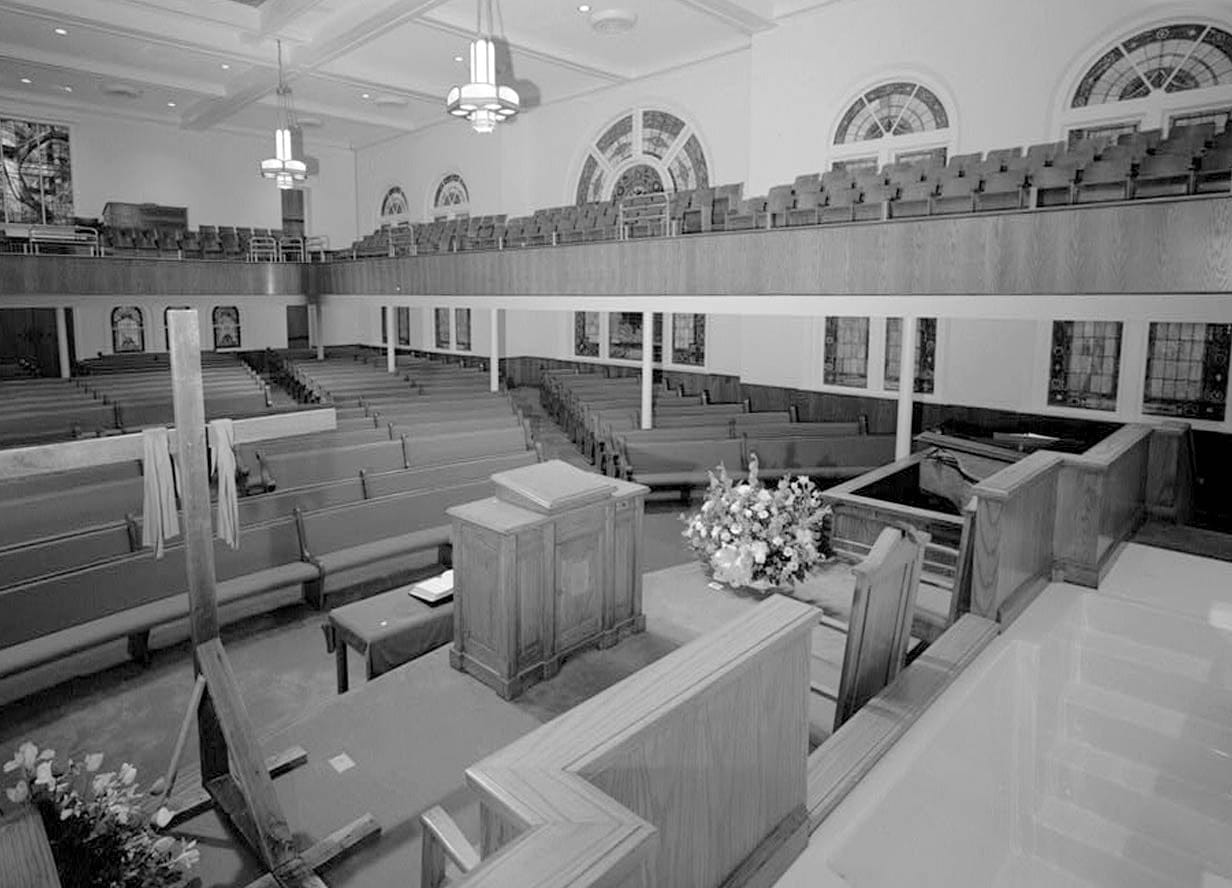 Historic Photo : Sixteenth Street Baptist Church, 1530 Sixth Avenue North, Birmingham, Jefferson County, AL 6 Photograph