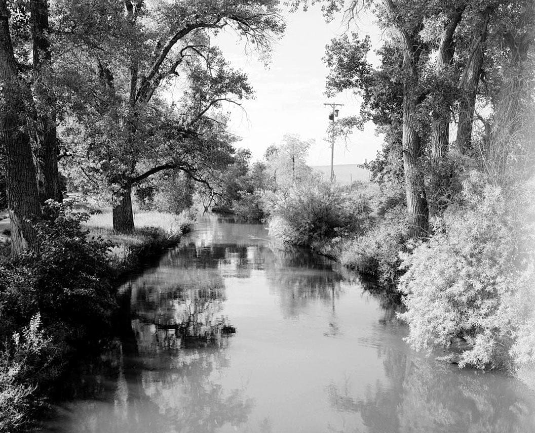 Historic Photo : High Line Canal, Mouth of South Platte River to confluence with Second Creek, Denver, Denver County, CO 3 Photograph