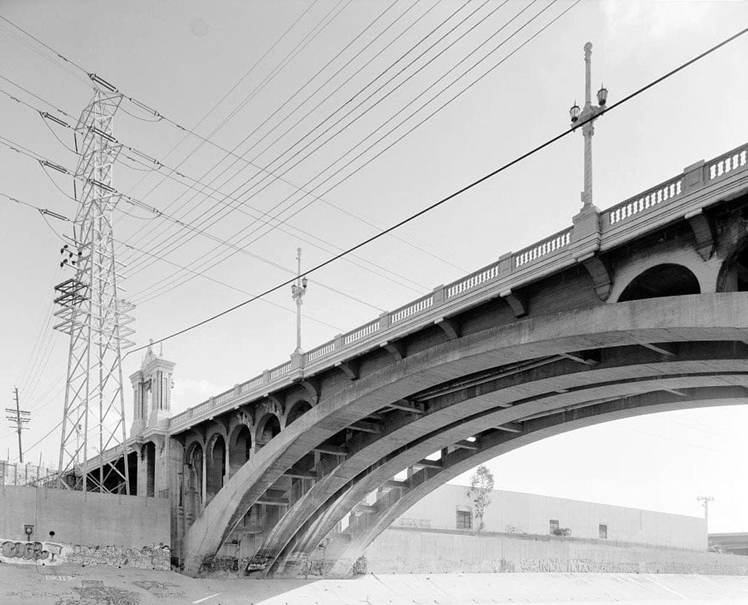 Historic Photo : Macy Street Viaduct, Los Angeles, Los Angeles County, CA 1 Photograph