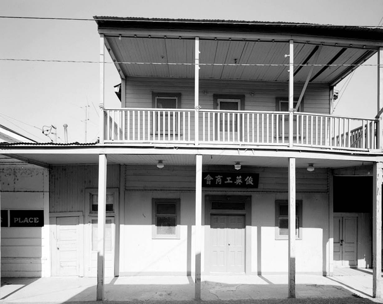 Historic Photo : Town of Locke, Jan Ying Association, 13947 Main Street, Locke, Sacramento County, CA 1 Photograph