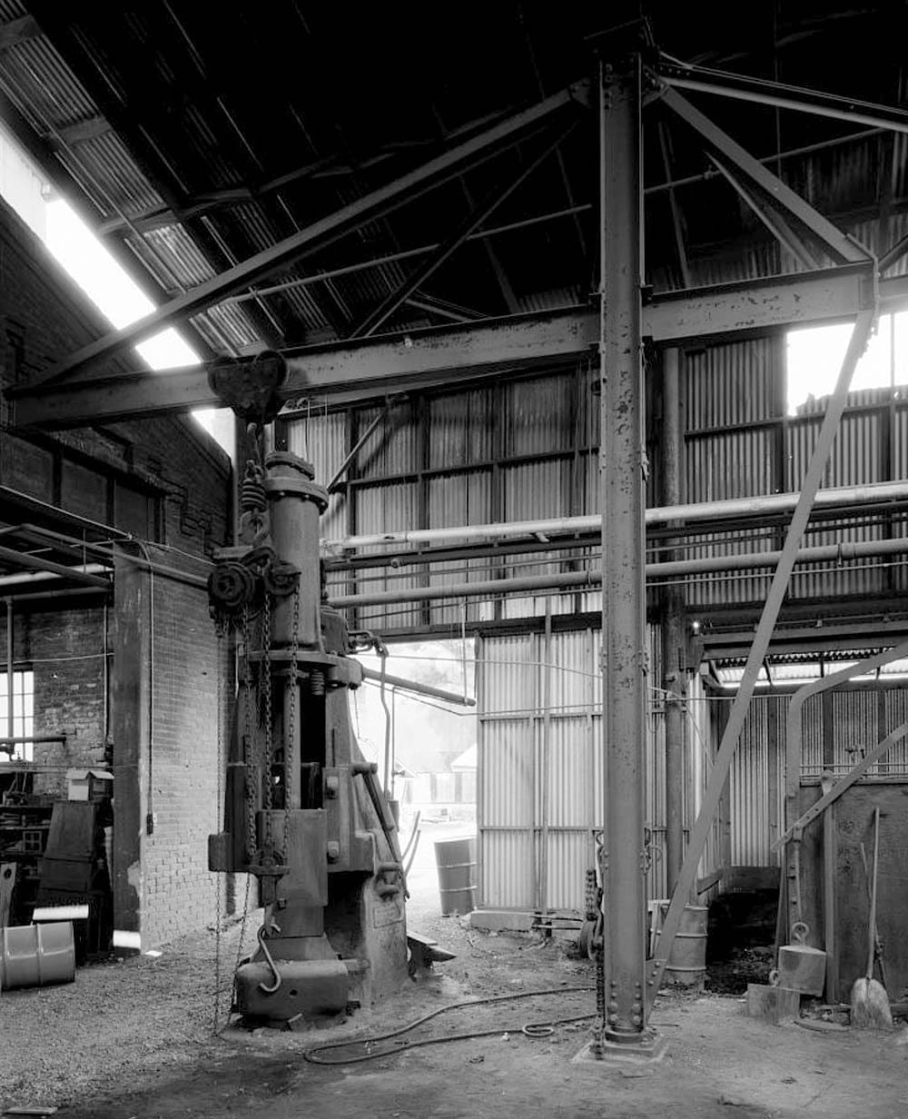 Historic Photo : Hardie-Tynes Manufacturing Company, Smith Shop, 800 Twenty-eighth Street, North, Birmingham, Jefferson County, AL 1 Photograph