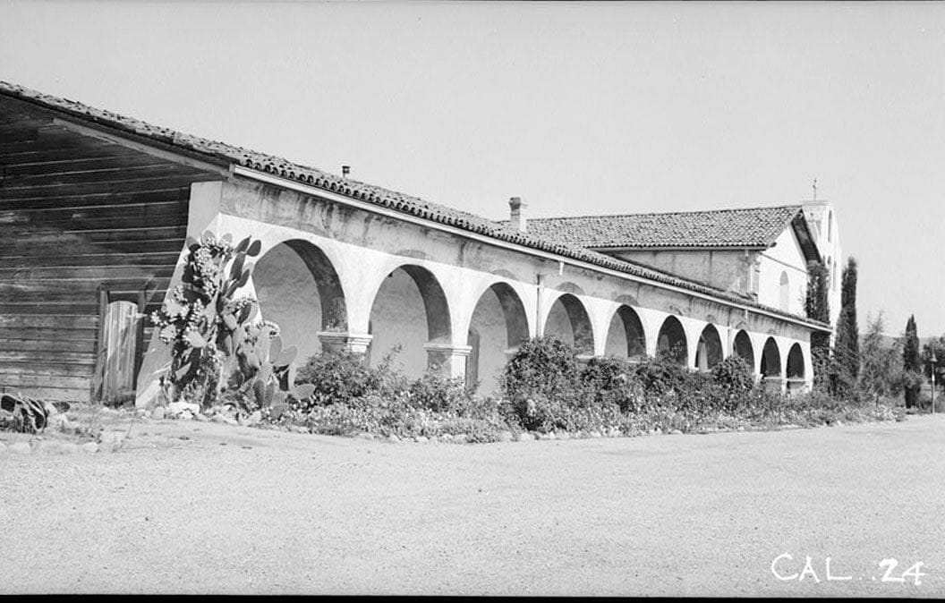 Historic Photo : Mission Santa Inez, Monastery, State Highway 150, Solvang, Santa Barbara County, CA 1 Photograph