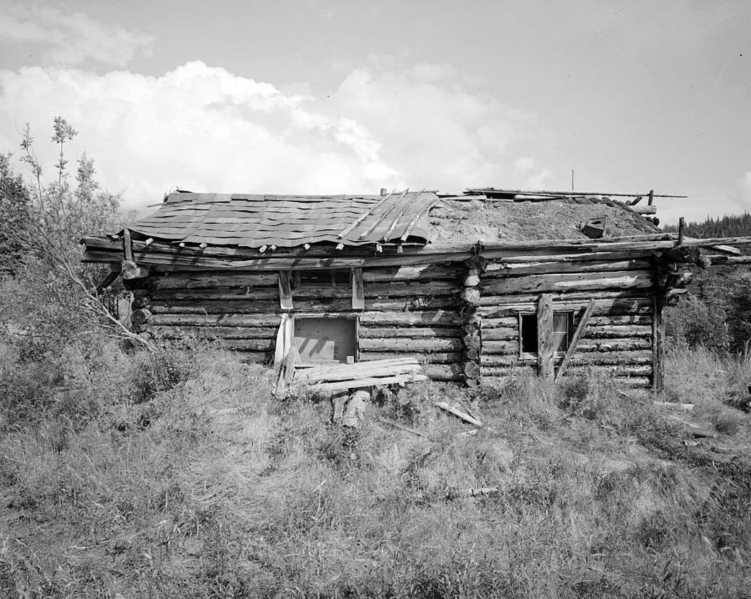 Historic Photo : Charlie Yale Main Cabin, Glacier River near Nolan, Bettles, Yukon-Koyukuk Census Area, AK 5 Photograph