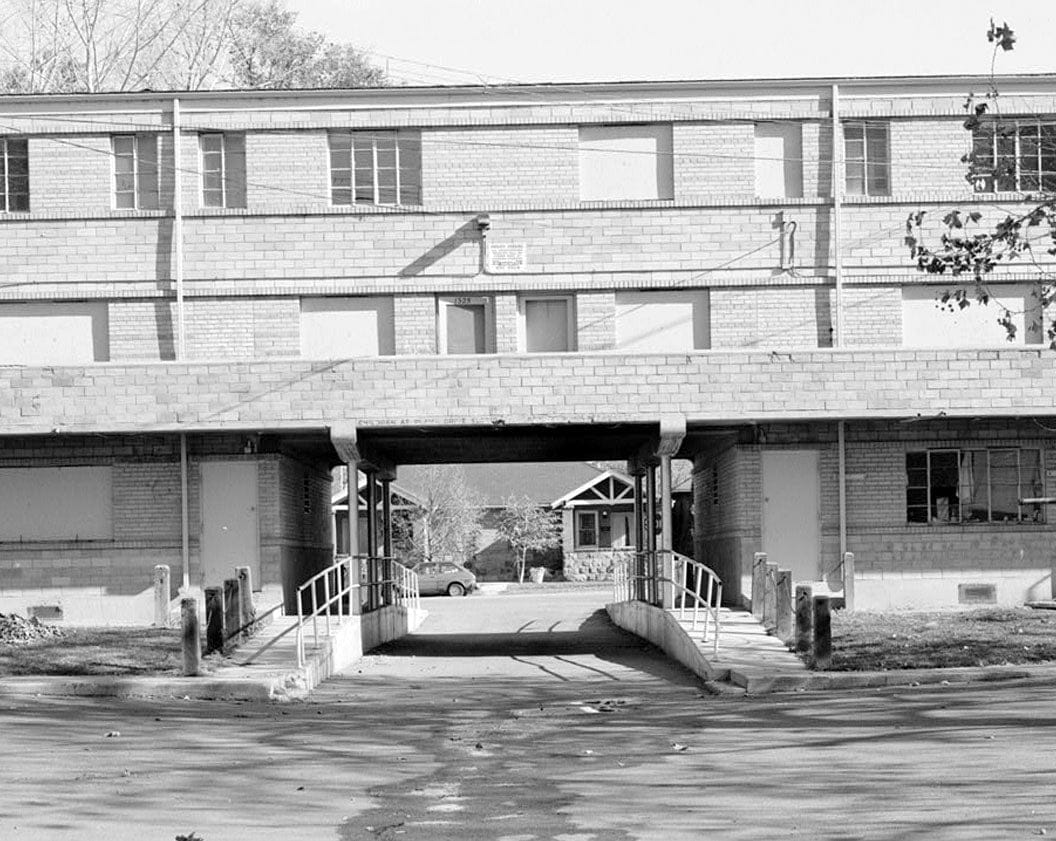 Historic Photo : Lincoln Park Homes, Type A Residential Building, West Colfax Avenue & Marispoa Street, Denver, Denver County, CO 3 Photograph