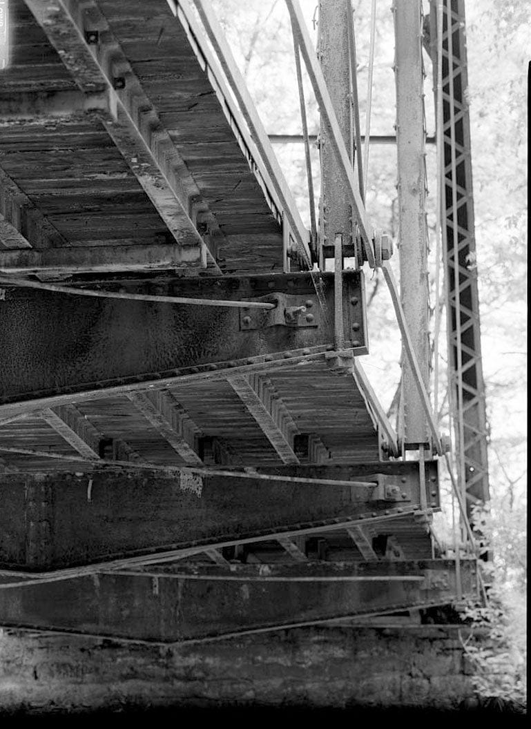 Historic Photo : Fryer's Ford Bridge, Spanning East Fork of Point Remove Creek at Fryer Bridge Road (CR 67), Solgohachia, Conway County, AR 6 Photograph