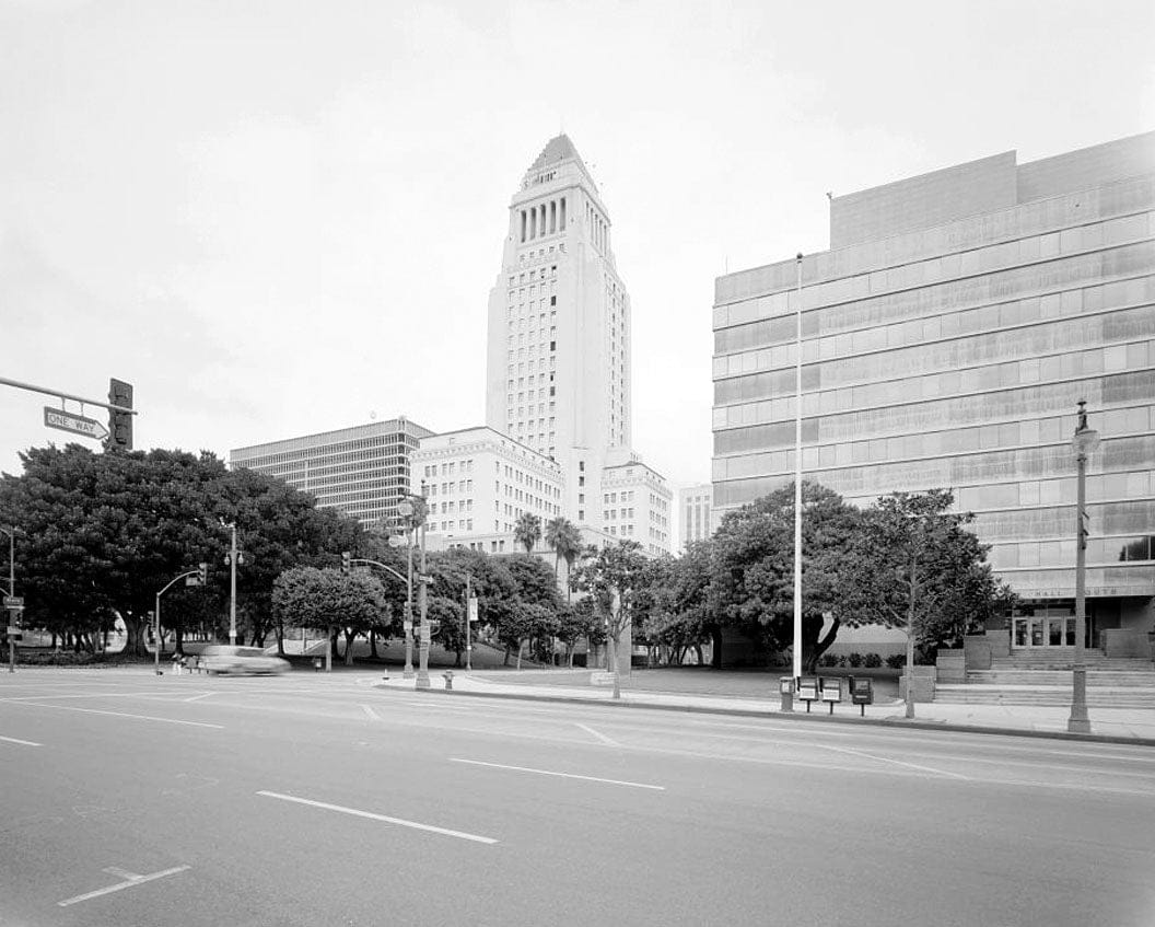 Historic Photo : Los Angeles City Hall, 200 North Spring Street, Los Angeles, Los Angeles County, CA 21 Photograph