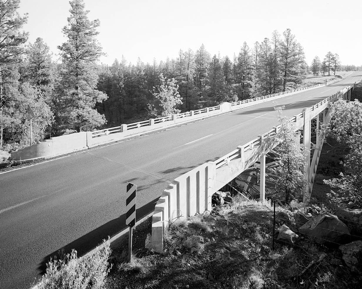 Historic Photo : Corduroy Creek Bridge, Spanning Corduroy Creek at Highway 60, Show Low, Navajo County, AZ 2 Photograph
