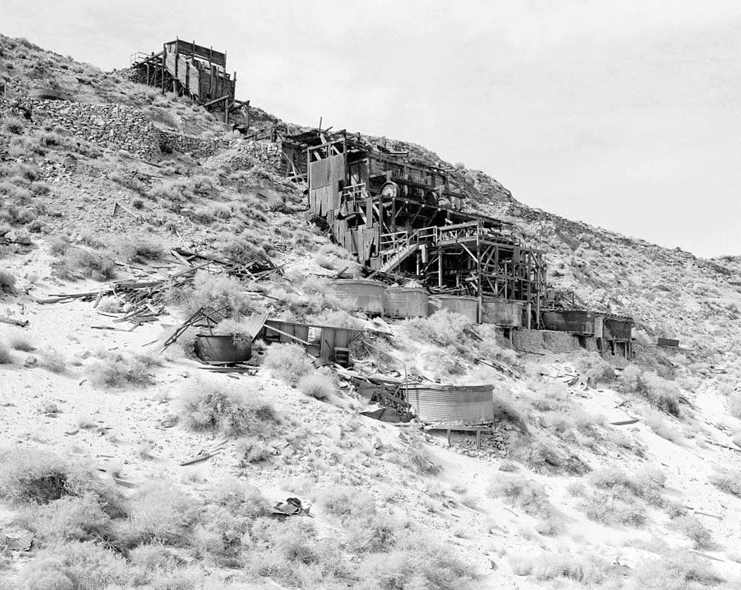 Historic Photo : Skidoo Mine, Park Route 38 (Skidoo Road), Death Valley Junction, Inyo County, CA 1 Photograph