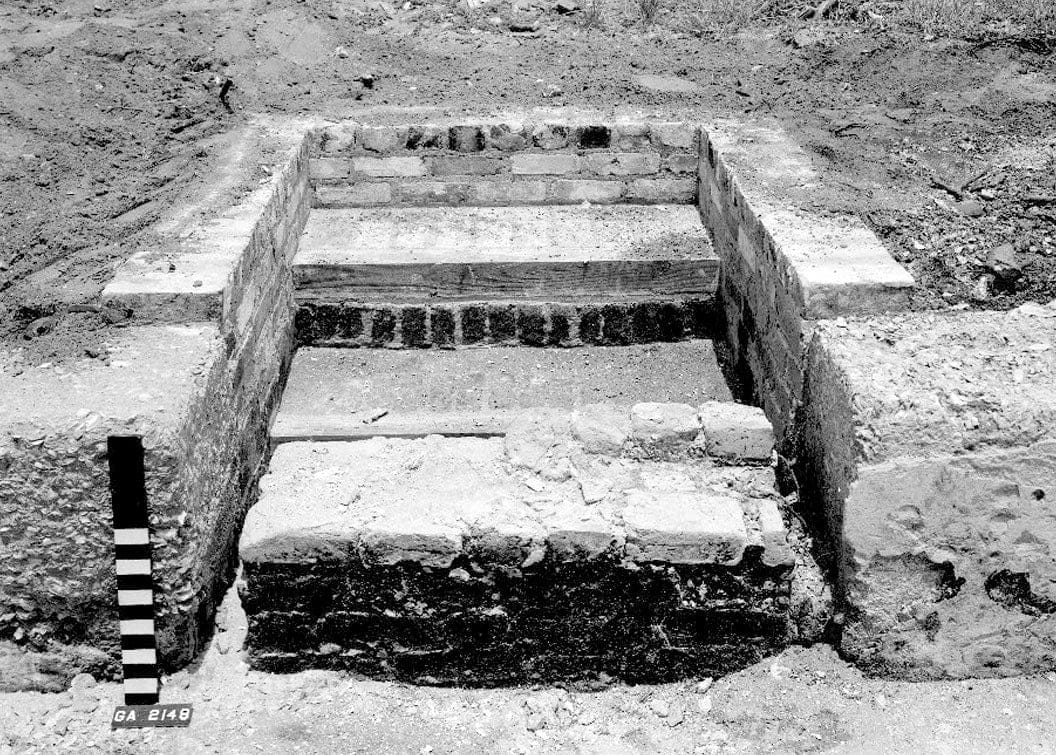 Historic Photo : Fort Frederica, Captain John Mackay House (Ruins), Lot No. 6, North Ward, Saint Simons Island, Glynn County, GA 2 Photograph