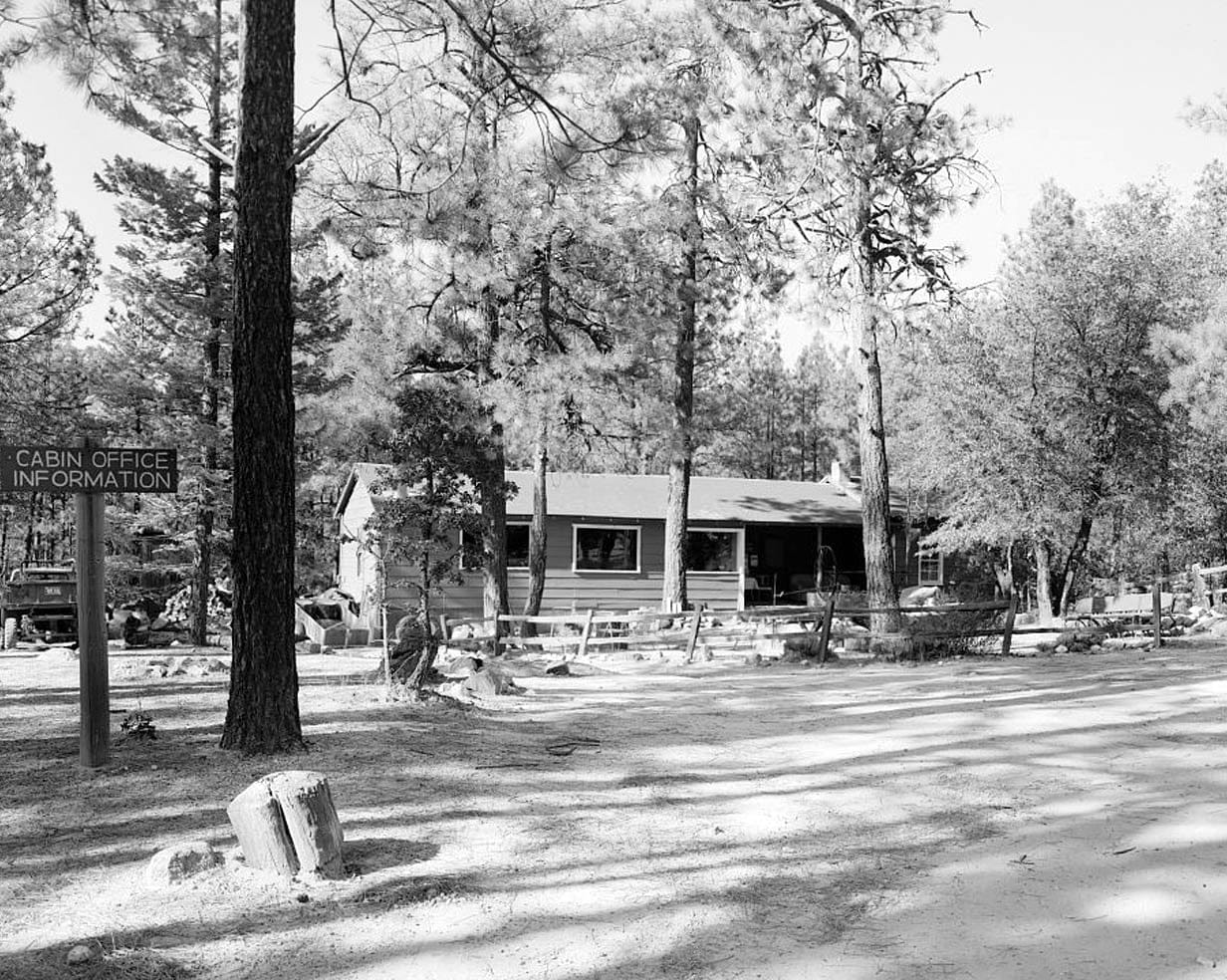 Historic Photo : Horsethief Basin Resort, 7 miles Southeast of Crown King, Crown King, Yavapai County, AZ 1 Photograph