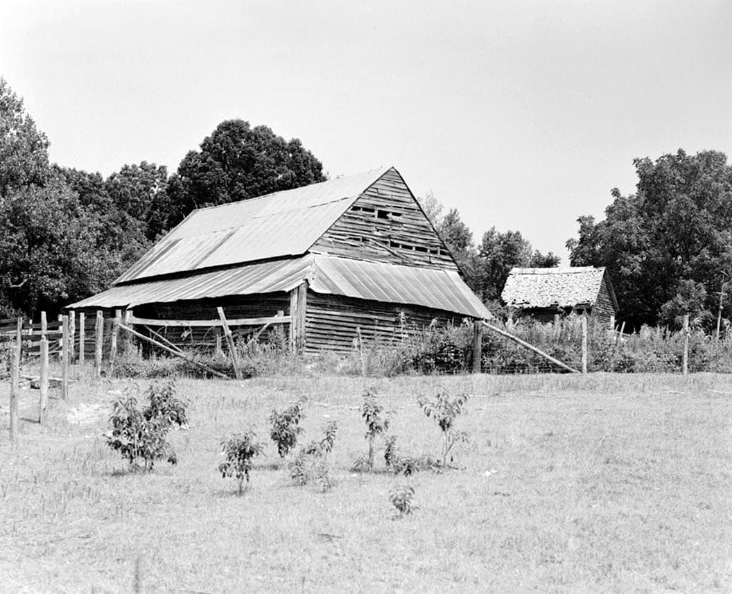 Historic Photo : Reuben J. Anderson Farm, County Road 239 Vicinity, Ruckersville, Elbert County, GA 7 Photograph