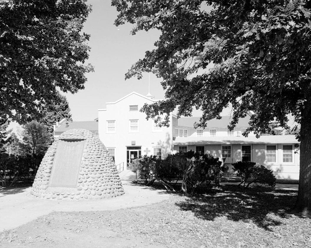 Historic Photo : Fitzsimons General Hospital, Memorial Tablet, West McAfee, South of Building No. 524, Aurora, Adams County, CO 1 Photograph