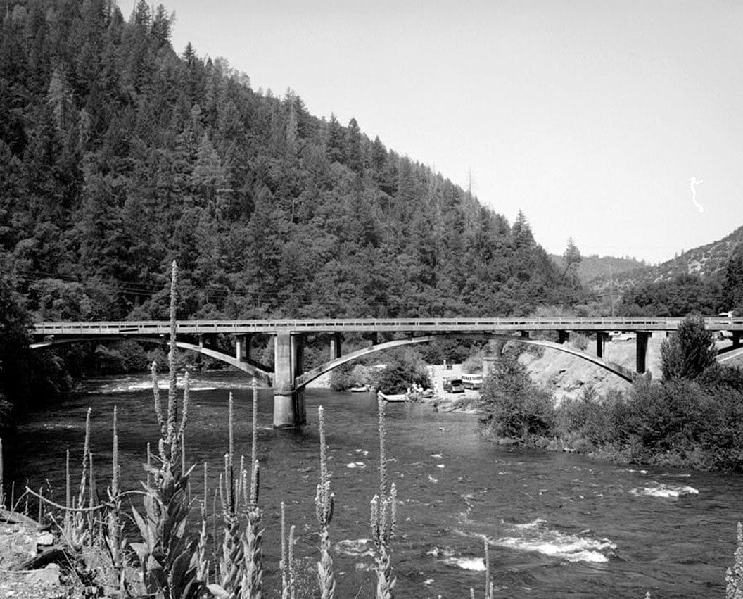 Historic Photo : Chili Bar Bridge, Spanning South Fork of American River at State Highway 193, Placerville, El Dorado County, CA 1 Photograph