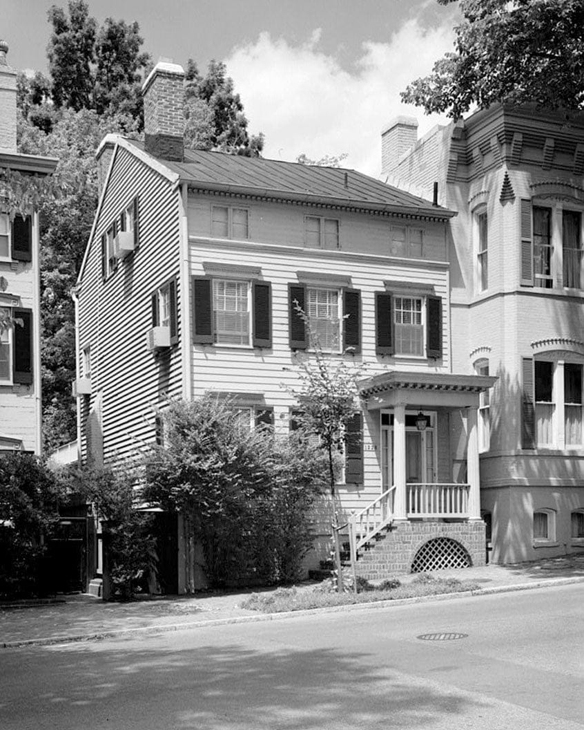 Historic Photo : William Knowles House, 1228 Thirtieth Street Northwest, Washington, District of Columbia, DC 1 Photograph