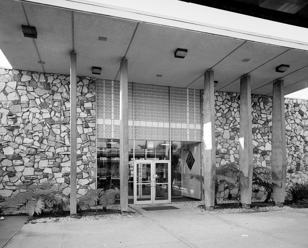 Historic Photo : Roosevelt Base, Recreation & Bowling Alley, Corner of West Virginia Street & Richardson Avenue, Long Beach, Los Angeles County, CA 1 Photograph