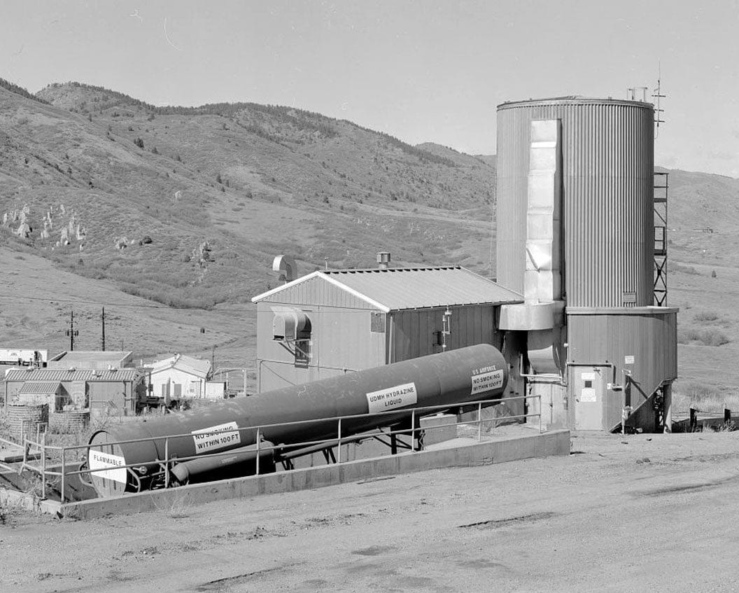 Air Force Plant PJKS, Systems Integration Laboratory, Long-Term Hydrazine Silo, Waterton Canyon Road & Colorado Highway 121, Lakewood, Jefferson County, CO 1