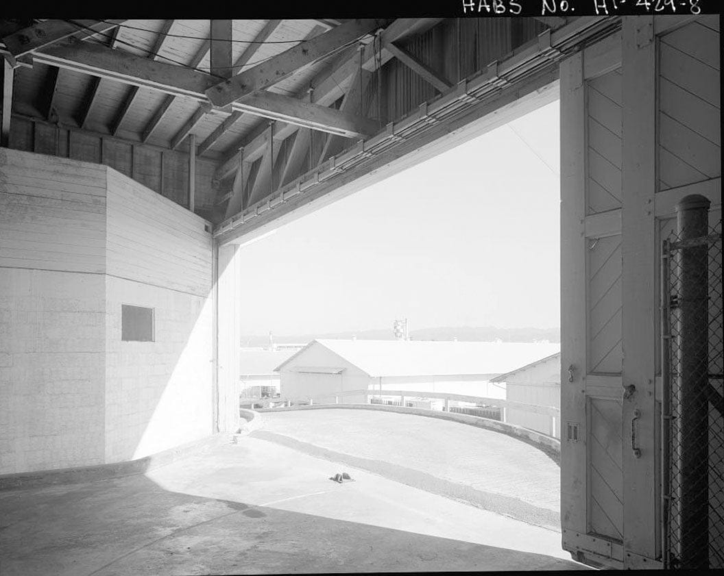 U.S. Naval Base, Pearl Harbor, Two-Story Storehouses with Ramps, Port Royal Street between Central and South Avenues, Pearl City, Honolulu County, HI 1