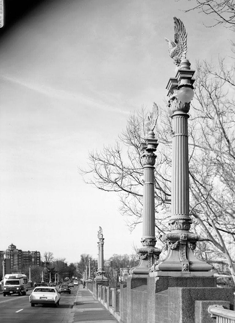 Historic Photo : Connecticut Avenue Bridge, Spans Rock Creek & Potomac Parkway at Connecticut Avenue, Washington, District of Columbia, DC 7 Photograph